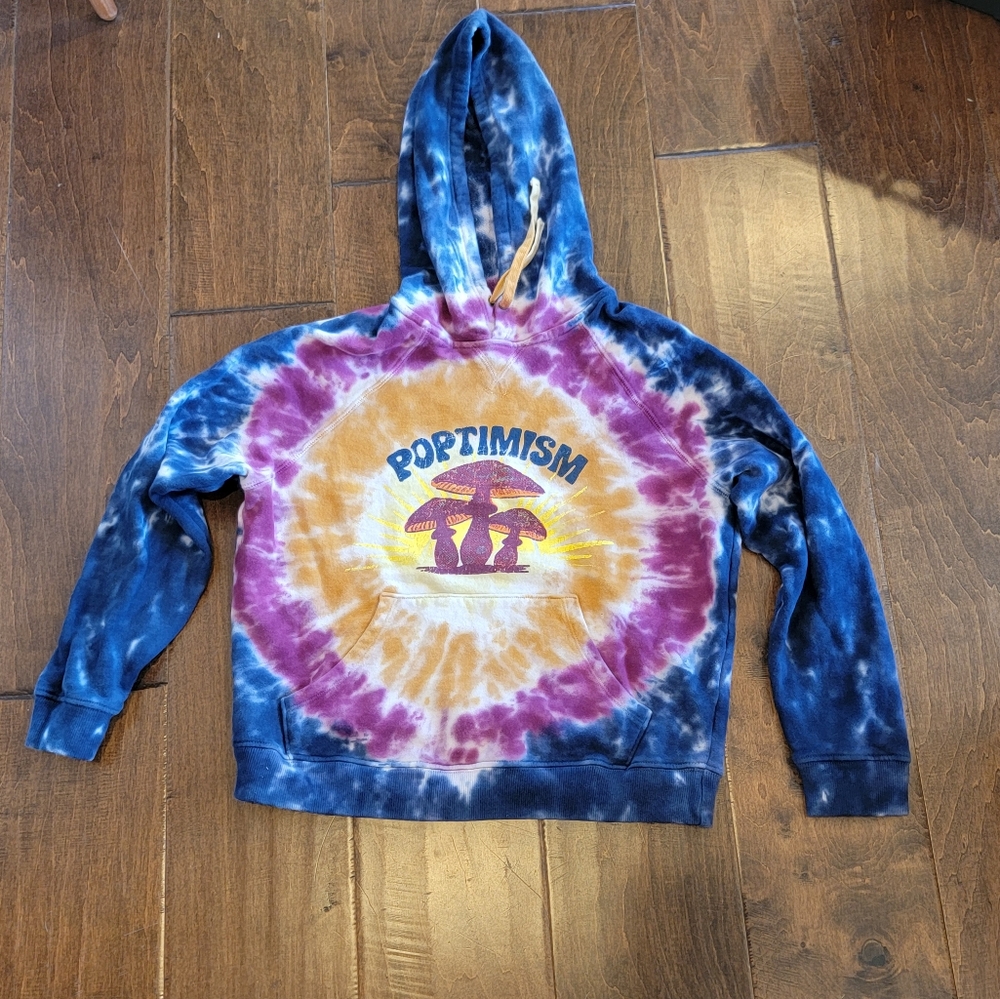 Mother Denim Poptimism sweatshirt.  Tie dye. Size medium, fits like a small